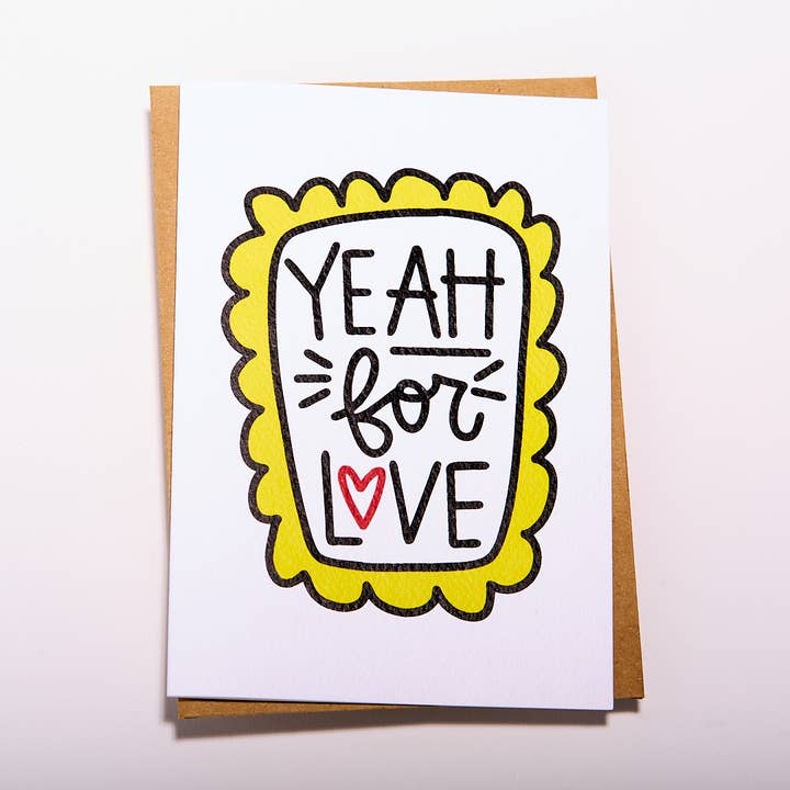 Yeah For Love for wholesale by DoodleGirl Designs
