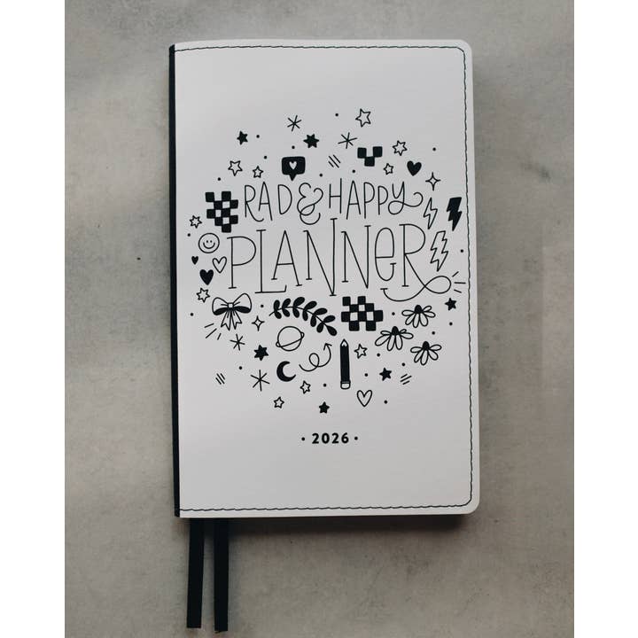 2026 Dated 5x8 Planner - Doodle Edition for wholesale by Rad & Happy