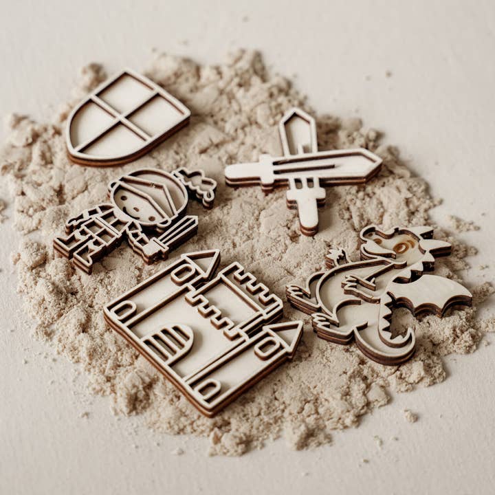 Små fyllbrickor med riddartema | Leukmetletters för wholesale av Leukmetletters