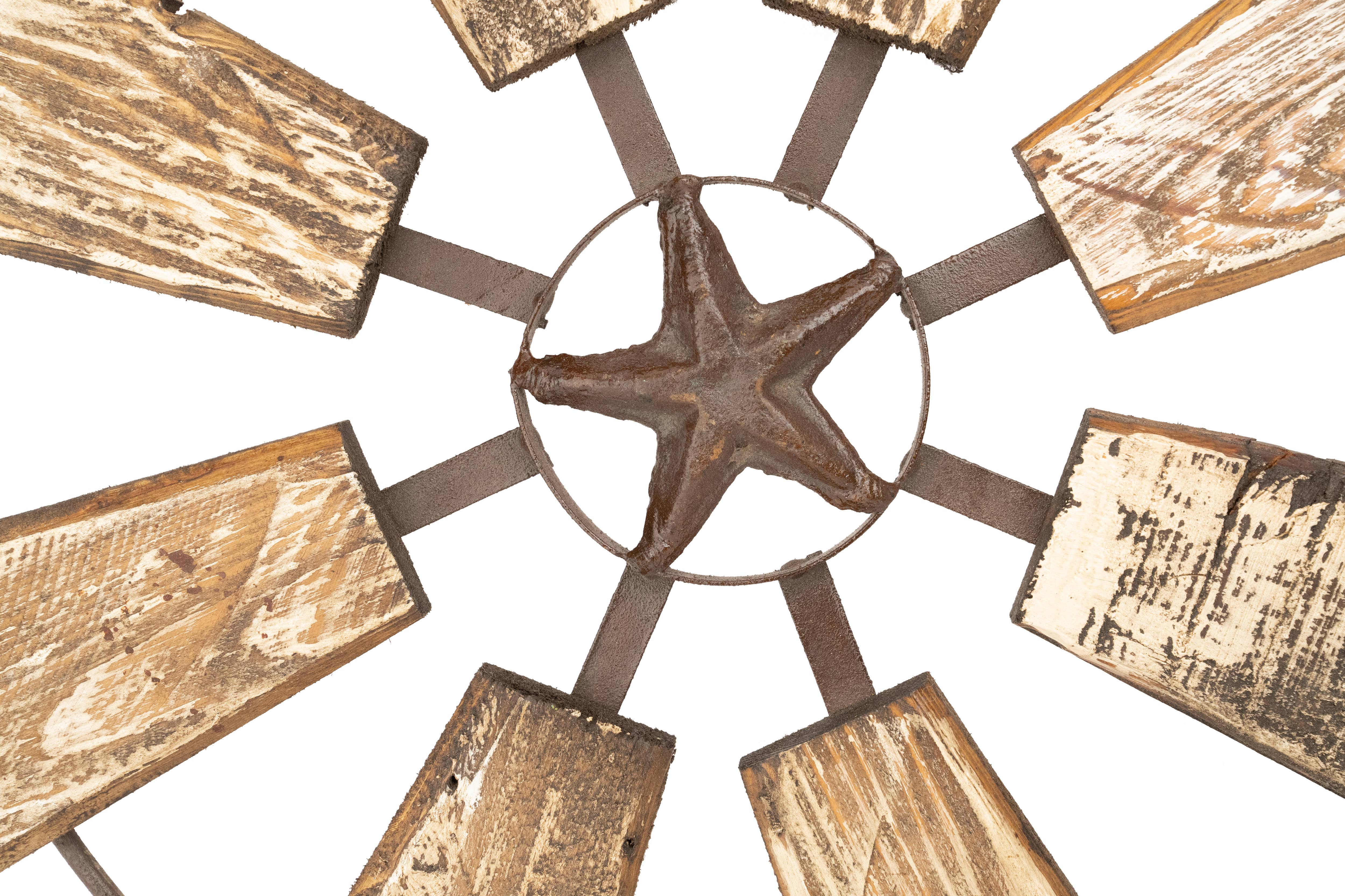 My Amigos Imports - Venta al por mayor Papel pintado 3D - Decoración de pared rústica decorativa con forma de molino de viento, estrella, hogar, 19 pulgadas5