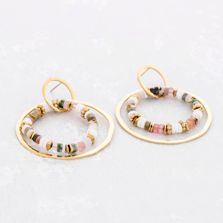 Steel Stone Earrings for wholesale by Sonata