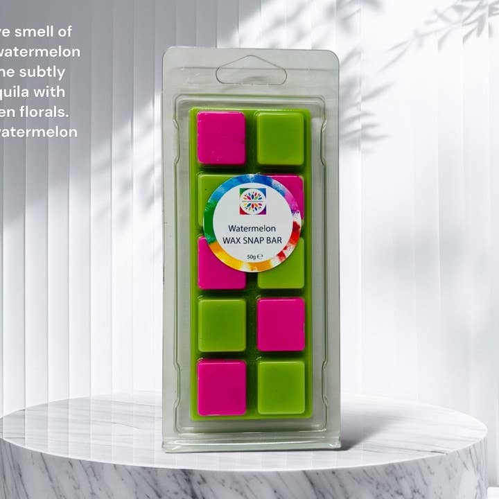 Watermelon Wax Snap Bar for wholesale by Scent and Colour Boutique