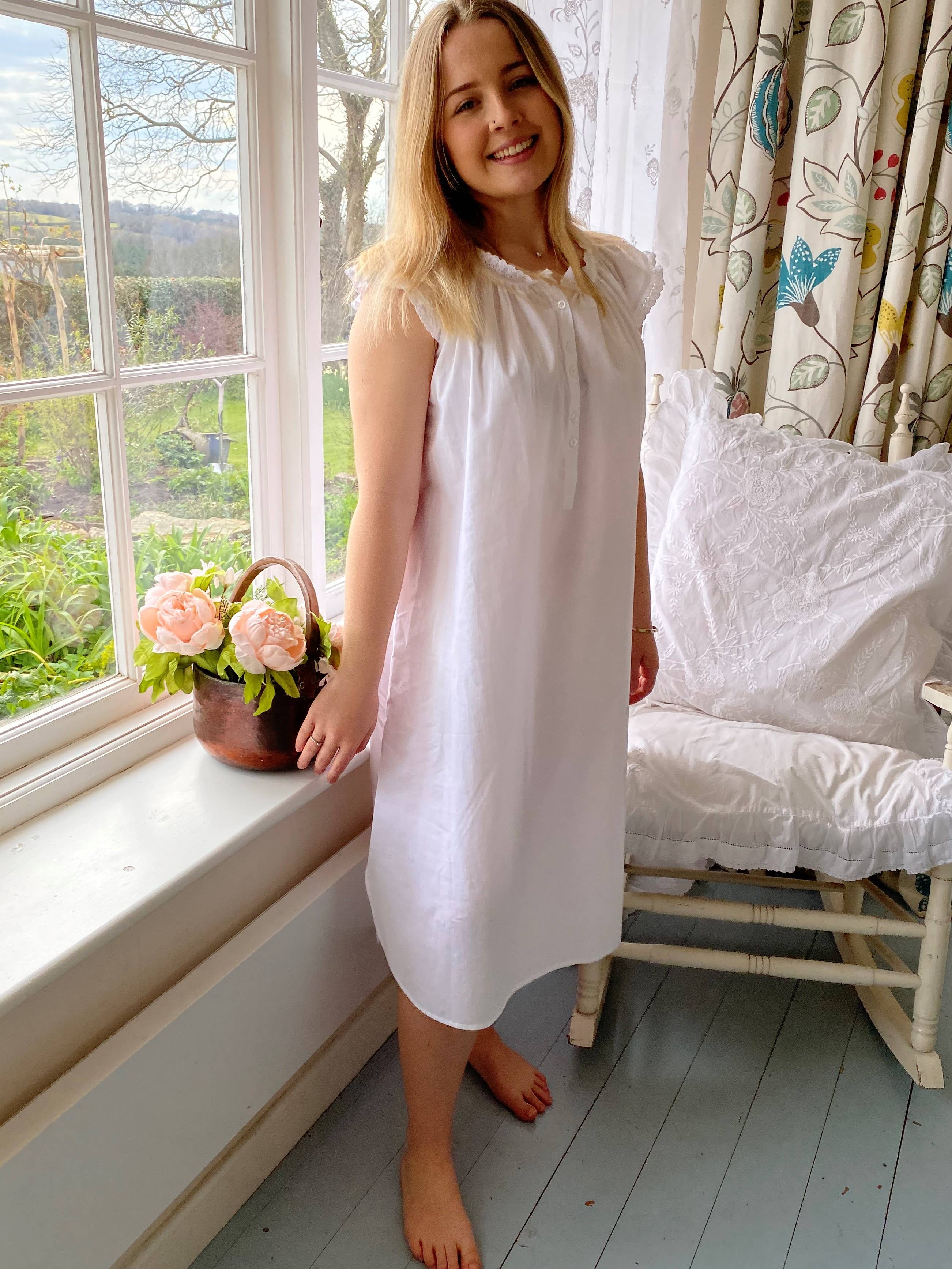 English Rose Linens - Vente Nuisette – femme - Nuisette Eve5