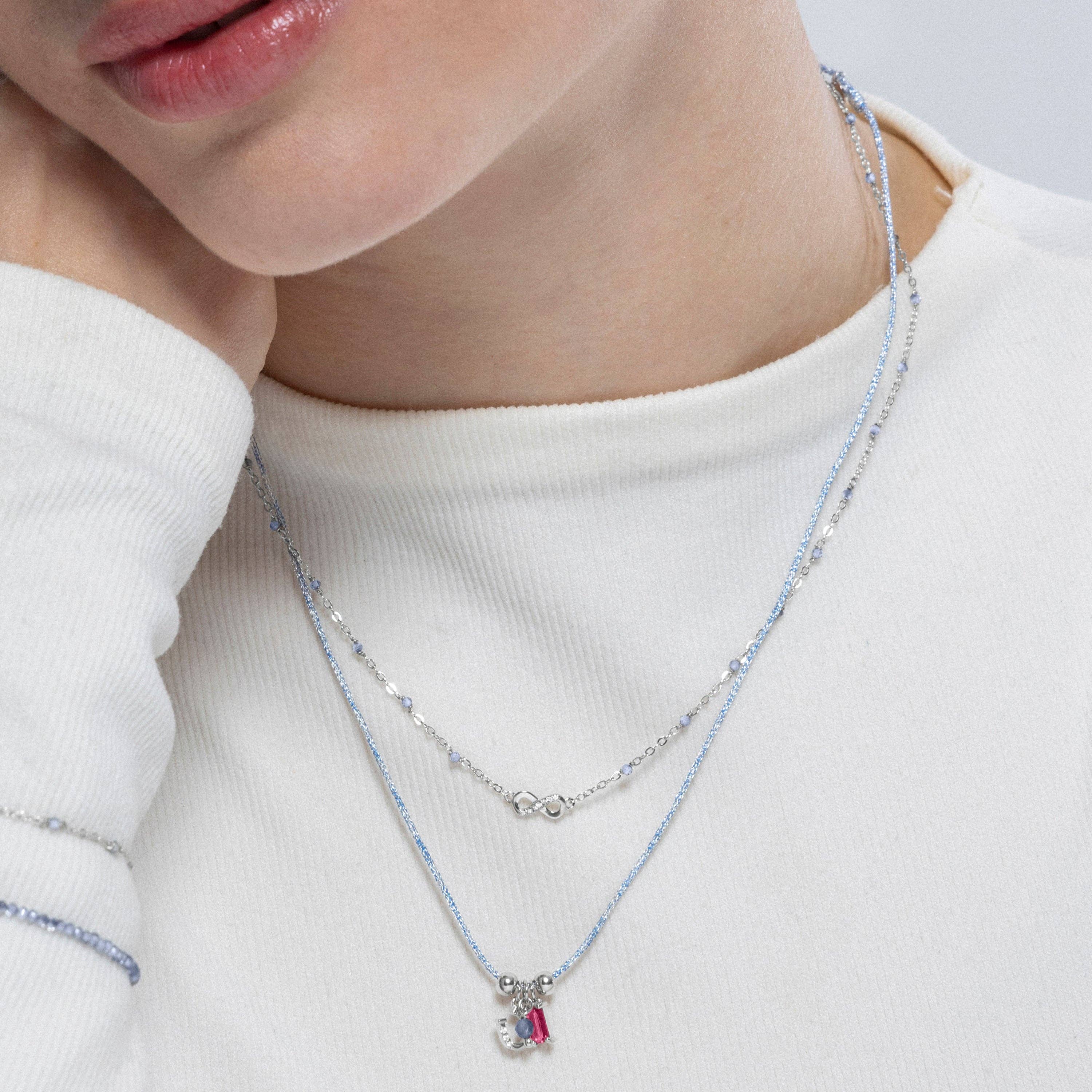 Luxenter - Wholesale Choker/Collar - Collar Luxenter de Plata de Ley 925 y Circonita Brillante acabado en rodio - Ubri3