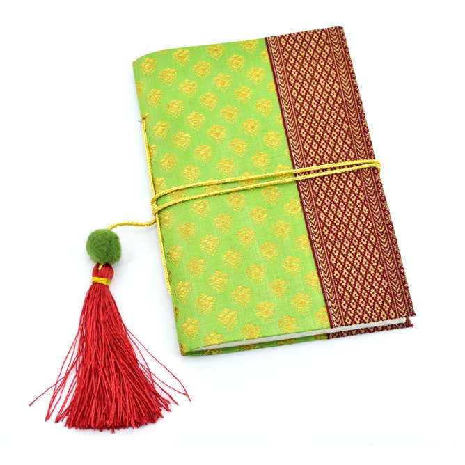 Globe Enterprise - Wholesale Pouch – Women’s - Handmade Sari Pouch Green7