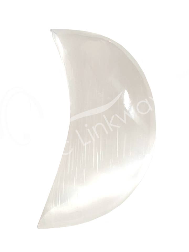 (PC)MOON - SELENITE PUFFED 4" for wholesale by Oceanic Linkways Inc