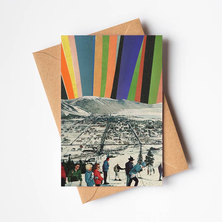 Winter Lights Greeting Card for wholesale by Cassia Beck