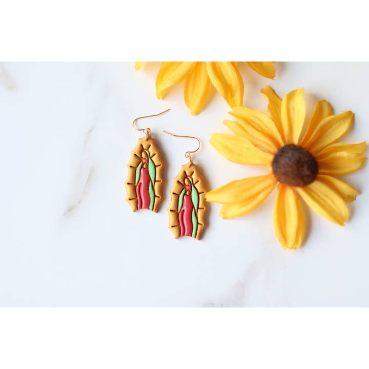 Skye Eclisse Jewelry - Wholesale Dangle Earrings - Virgen De Guadalupe Earrings2