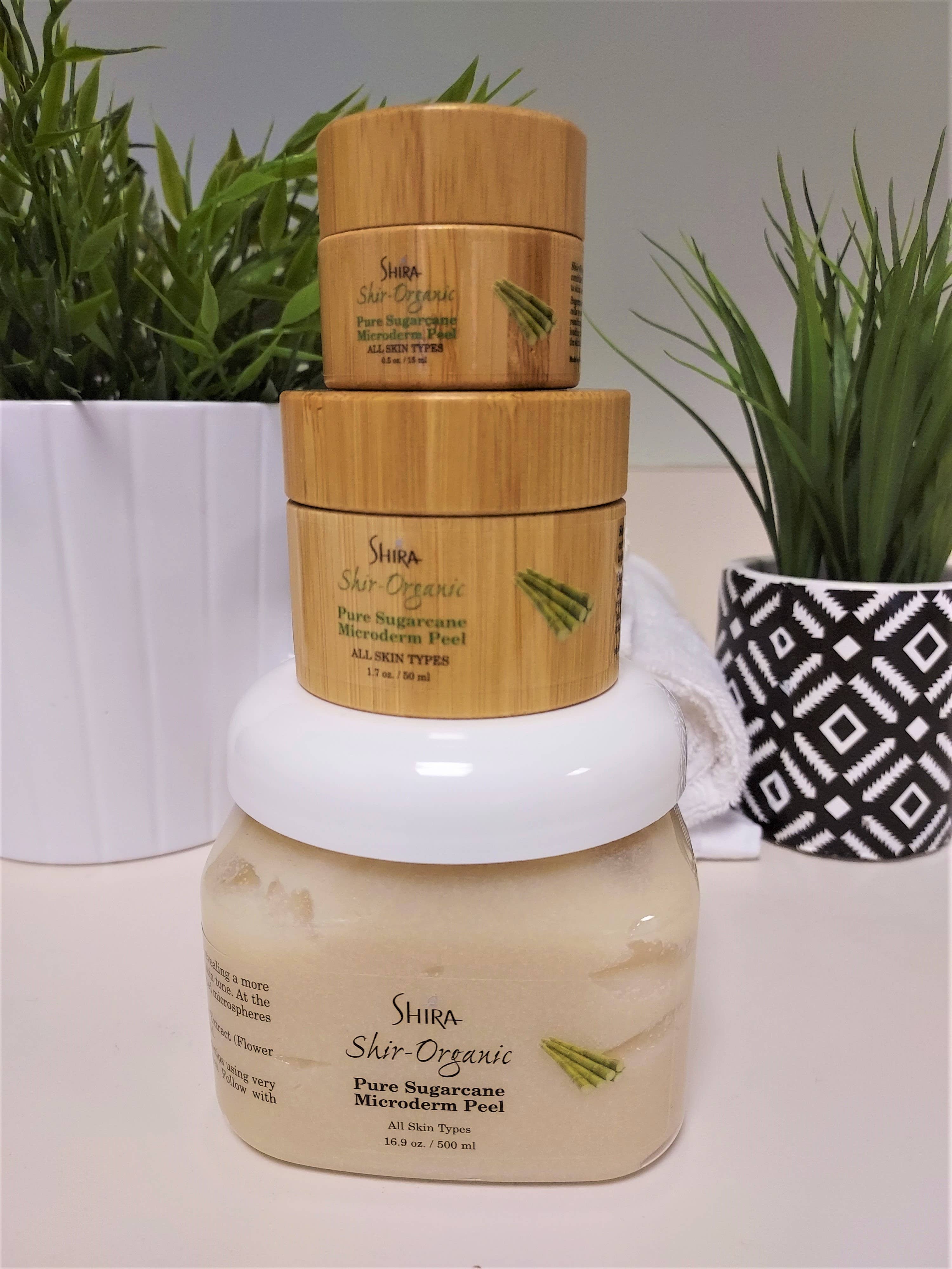 Shira Esthetics - Vente Masque exfoliant pour le visage - Shir-Bio Canne à sucre Microderm Peel (500 ml.)3