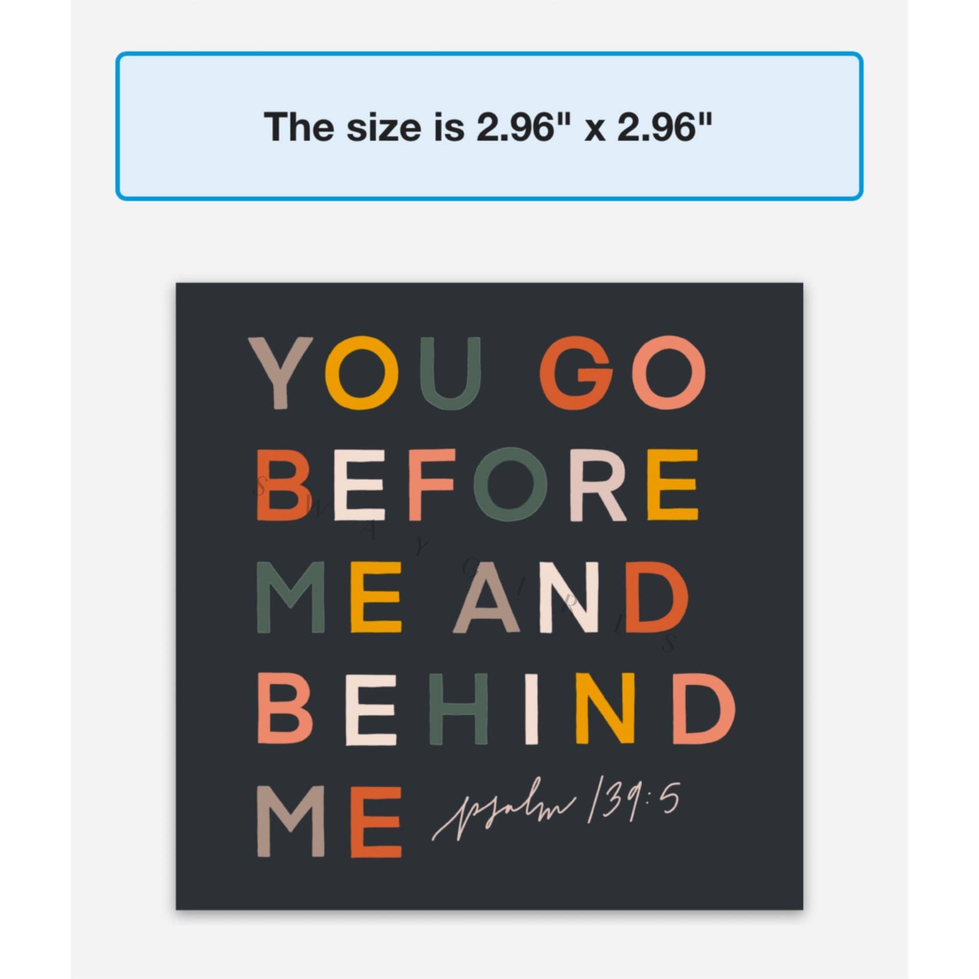 swaygirls - Wholesale Sticker - Psalm 139:5 Sticker | Christian stickers & decals2