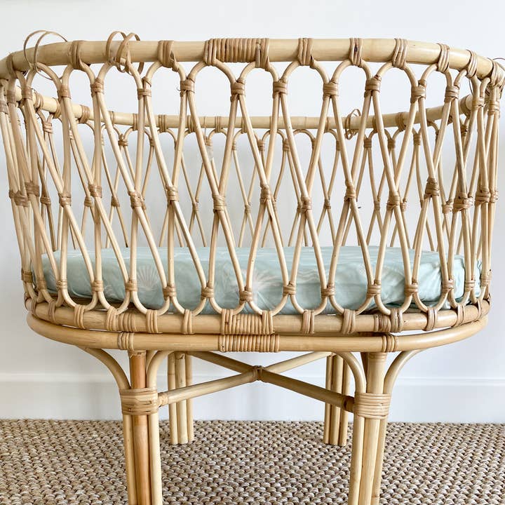 Fitted Jersey Cotton Bassinet Sheet/Change Table Cover for wholesale by Anchor & Arrow