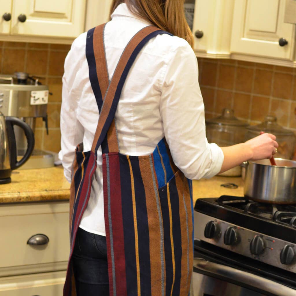 Mayamam Weavers - Wholesale Apron - Handwoven Crossback Kitchen & Garden Apron8