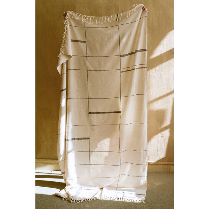 kanju Interiors - Wholesale Throw Blanket - Nadi Hand-Loomed Cotton Throw