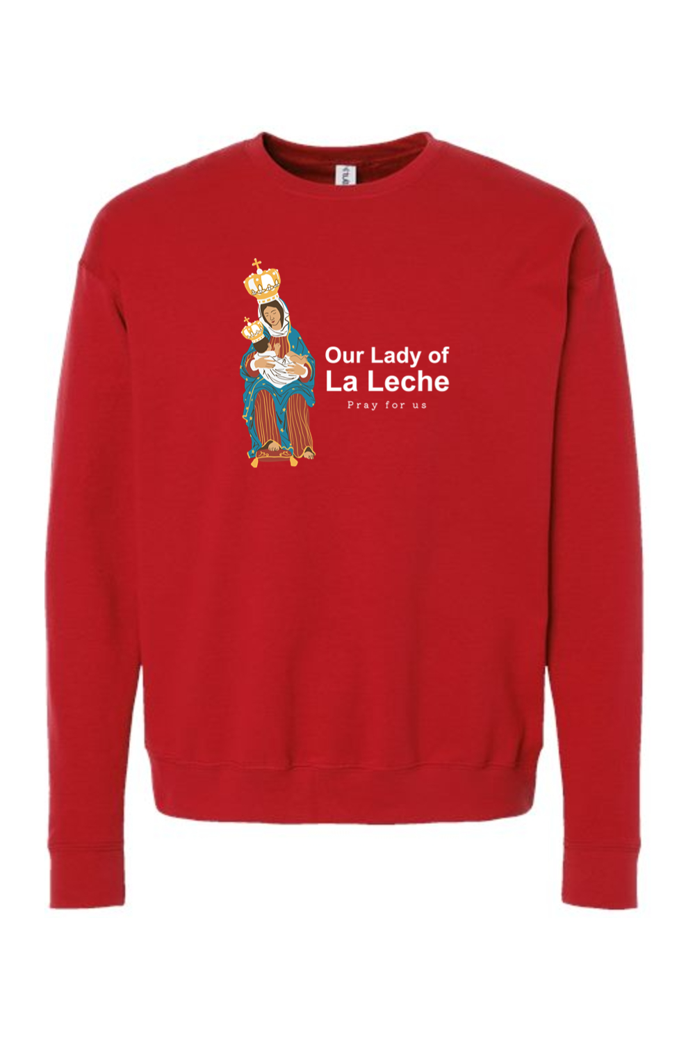Sock Religious - Wholesale Graphic Sweatshirt - Unisex - Our Lady of Le Leche Crewneck Sweatshirt3