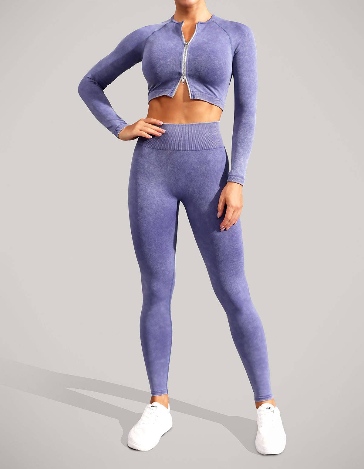 Crave by FW – Engroshandel Sports-/loungeleggings – til kvinder – Højtaljede Tie Dye Yoga Tights Leggings5