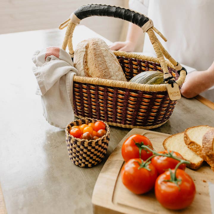 Big Blue Moma Baskets - Wholesale Basket - Bread Basket - Traditional Palette