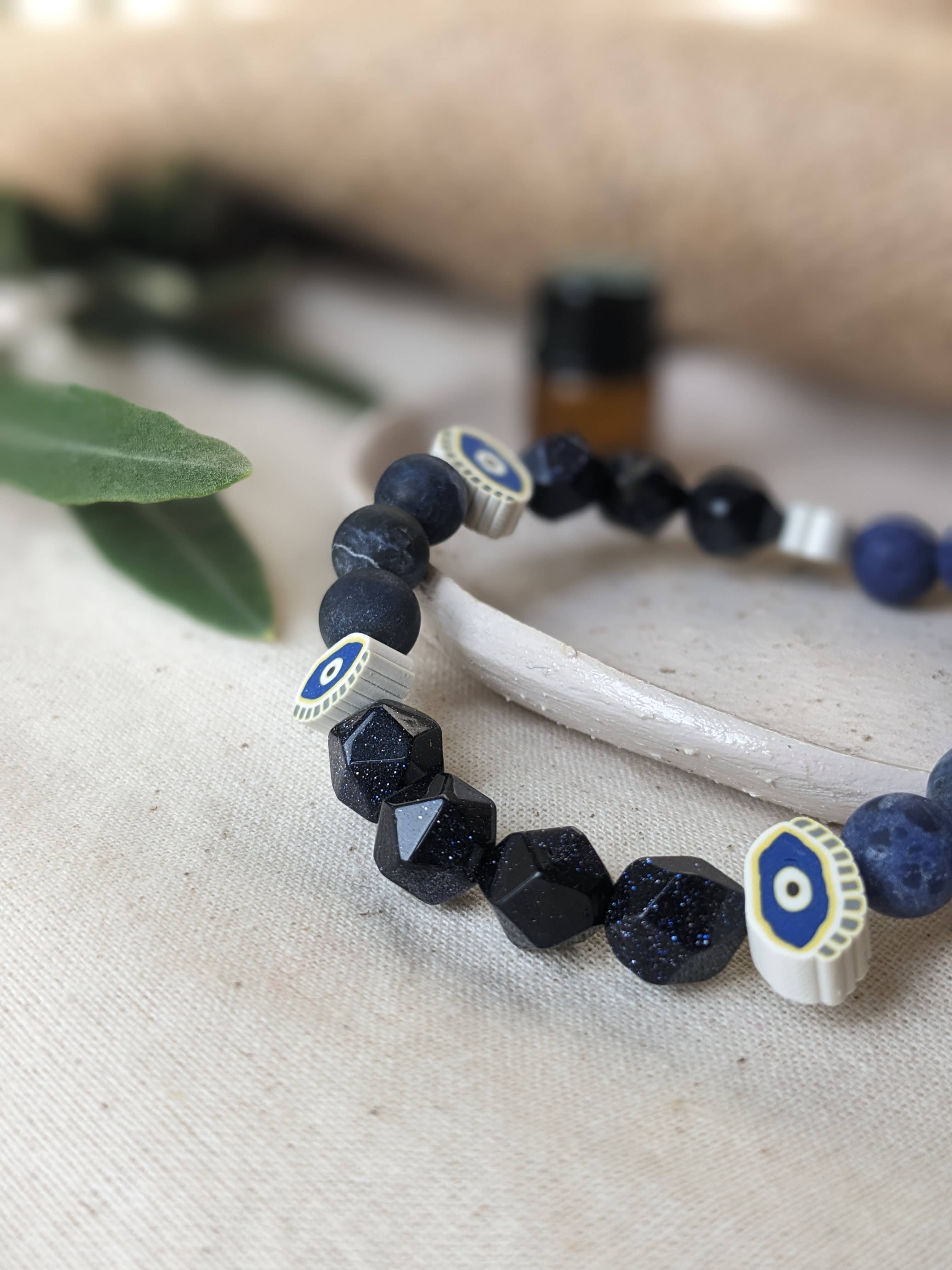 Kodes - Wholesale Aromatherapy Bracelet - Aromatherapy Essential Oil Diffuser Bracelet - Sodalite3