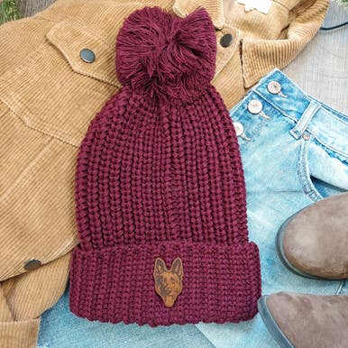 Trendy Transfers - Venta al por mayor Parches - Parche de cuero para sombrero de pastor alemán1