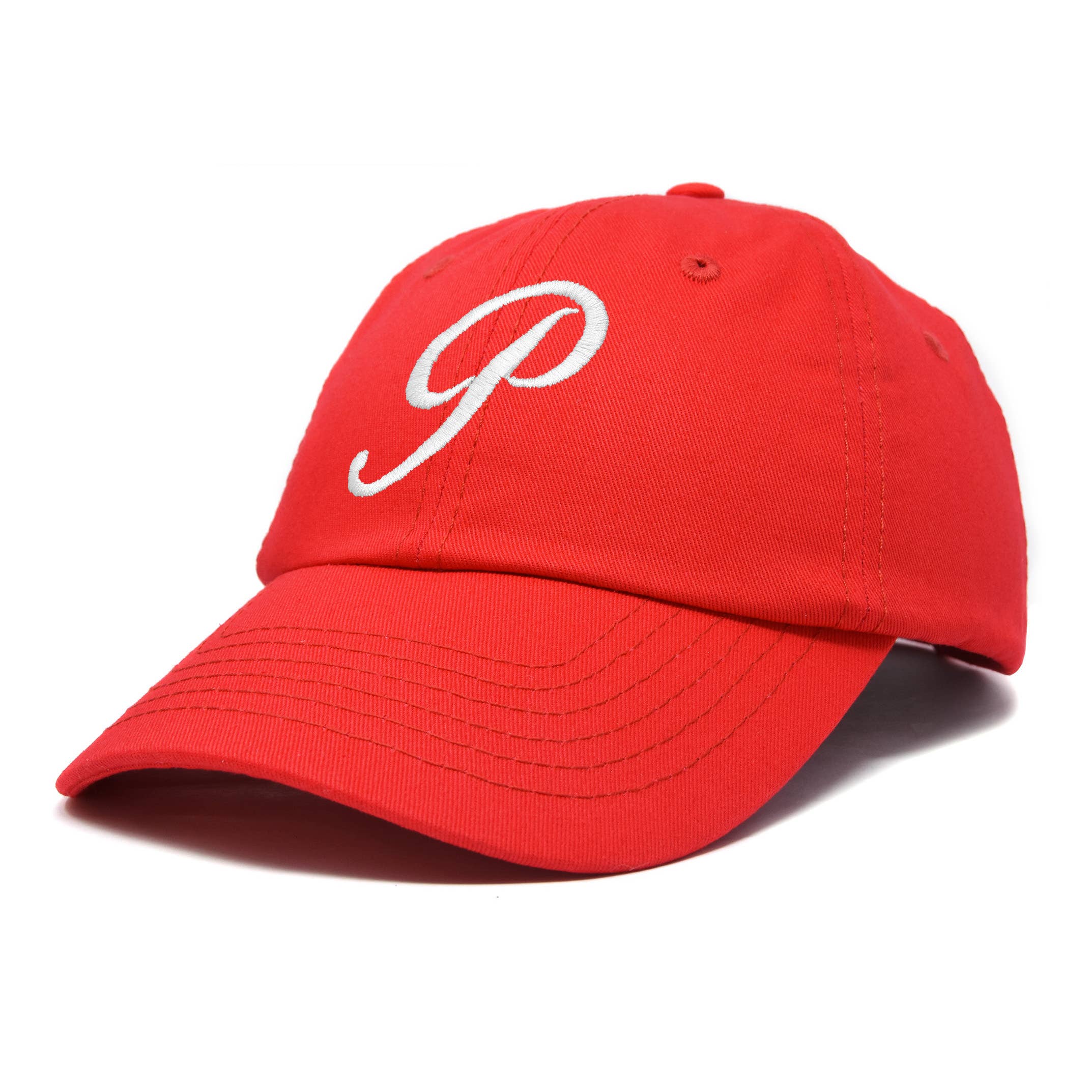 Dalix - Wholesale Baseball Cap - Women's - DALIX Initial Hat Letter P Womens Baseball Cap Monogram75