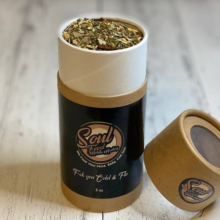 F*ck you Rhume et grippe Blend pour la vente par Soul Food Holistic Healing