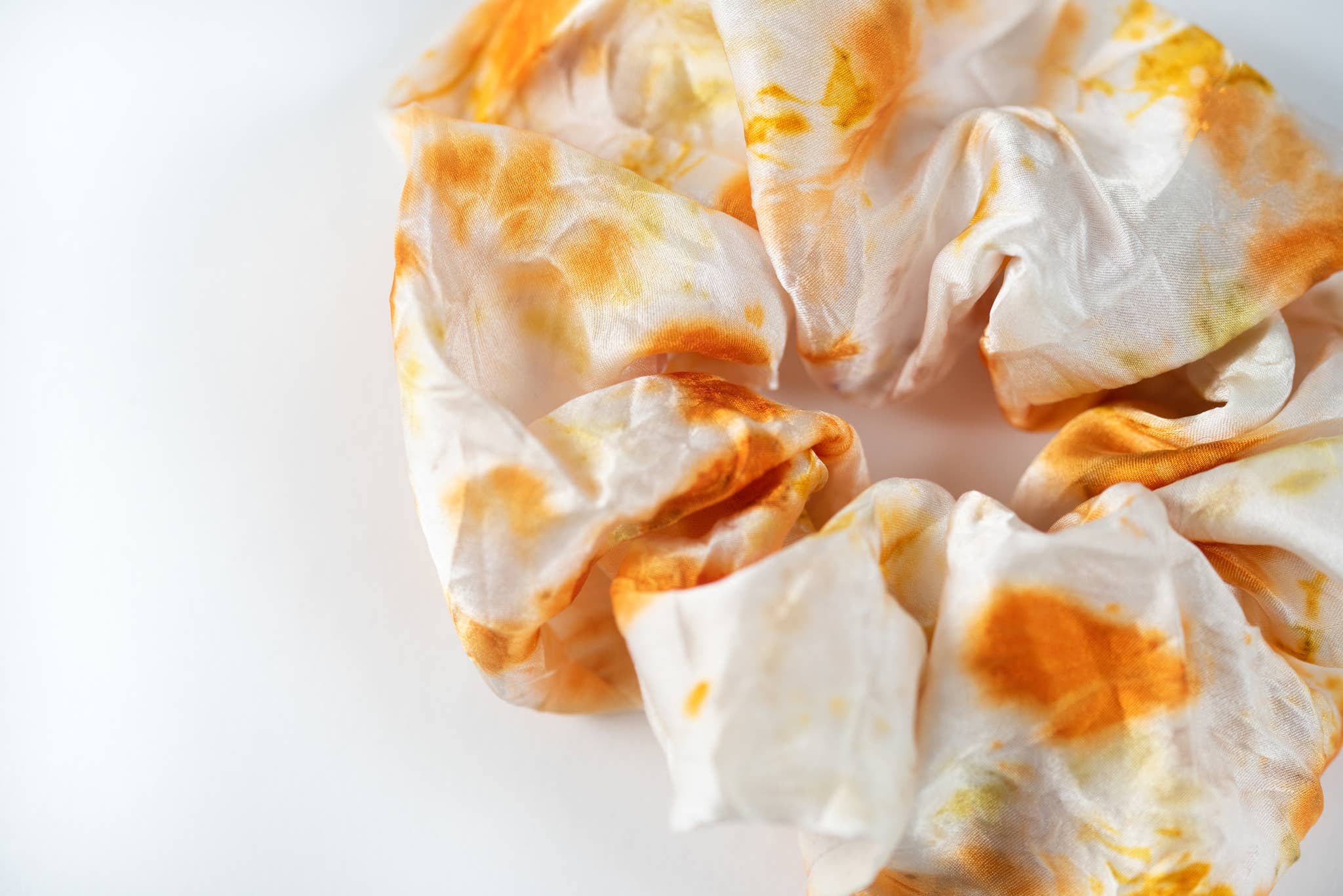 DYE KWEEN - Wholesale Scrunchie - Women's - Botanically Dyed Silk Scrunchie11