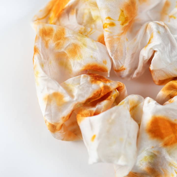 DYE KWEEN - Wholesale Scrunchie - Women's - Botanically Dyed Silk Scrunchie11