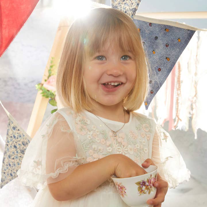 Gecko Jewellery – wholesale Kids necklace – Kids – Padlock Heart Necklace with Diamond1