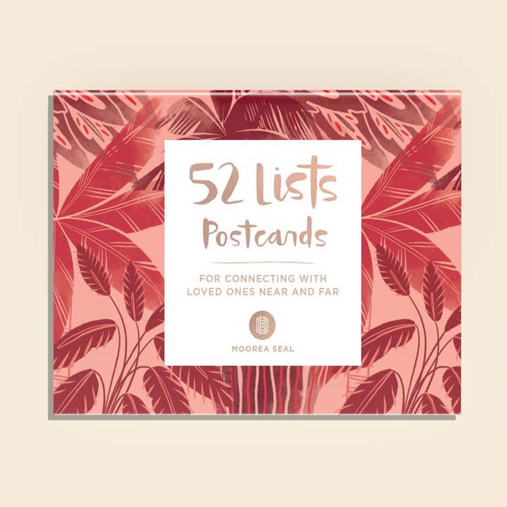 52 Lists Postcards for wholesale by Paige Tate & Co.