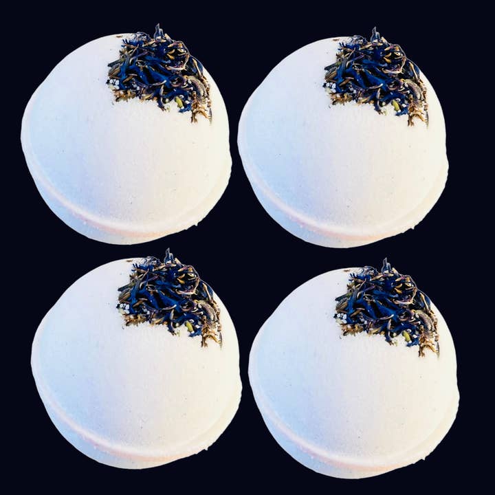 Lavender & Chamomile essential oils bath bombs for wholesale by Scrub Cosmetics
