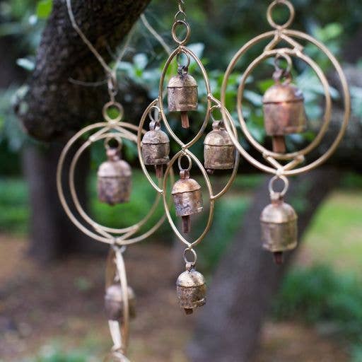 Matr Boomie Fair Trade - Wholesale Wind Chime - Ananda Bliss Bells Wind Chime - Fair Trade Decor