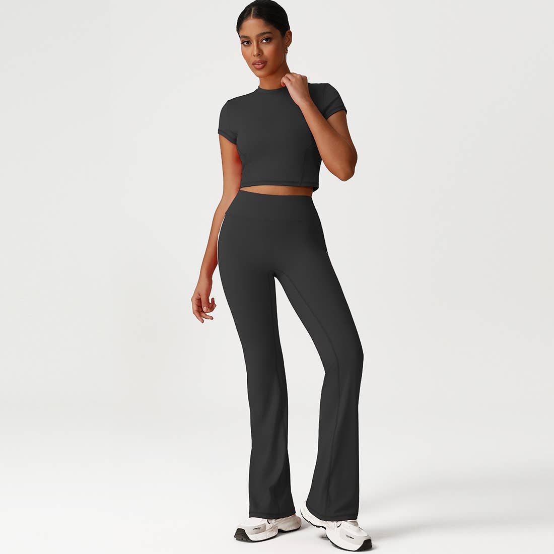 Sodalemon - Wholesale Sportkledingset - Dames - Naadloze Hoge Taille Uitlopende Yoga Set voor Vrouwen11