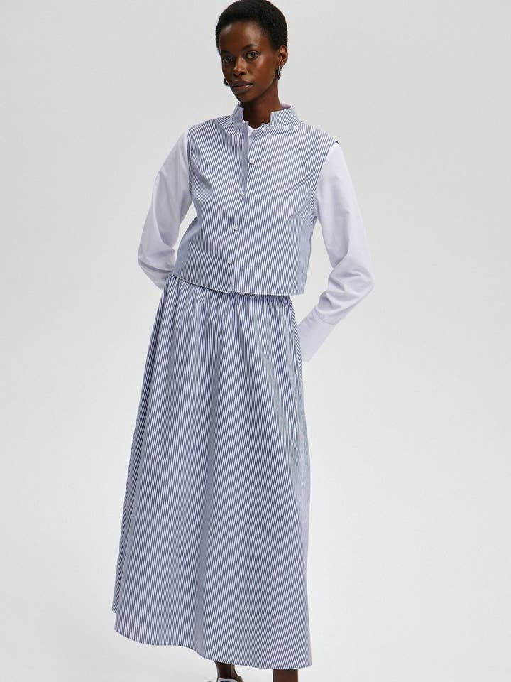 POPLIN VÄST KJOLUPPSÄTTNING för wholesale av Touché Privé EU