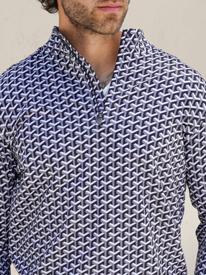 USA Palm - Wholesale Sweatshirt - Unisex - Cloud 1/4 Zip43