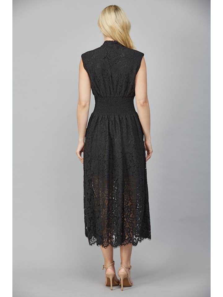 FATE - Wholesale Dress - Women's - FRONT ZIP CLOSURE SLVL LACE DRESS FD34114 7