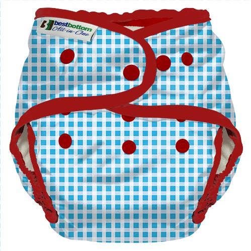 Miglior pannolino tutto in uno, taglia unica, colore: rubino per la vendita all'ingrosso da parte di Nicki's Diapers (Planetwise Wholesale)