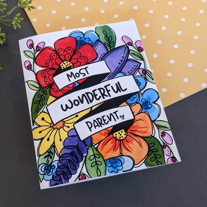 Most Wonderful Parent Card for wholesale by Meg Huff Photography & Art