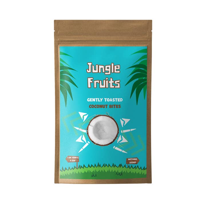 Toasted Coconut Flakes 25g for wholesale by Jungle Fruits
