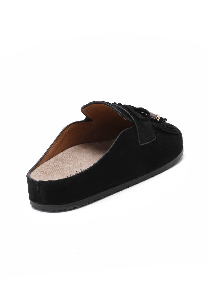 Joia Paris – wholesale Tofflor - Dam – Mules med fransar och dekorativa pärlor H8-979C14