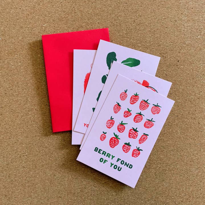 Set de 4 tarjetas Love Day Valentines para venta al por mayor de Neuer Geist