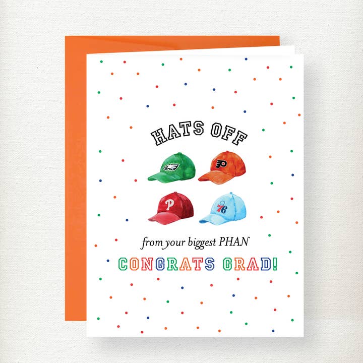 Kramer Drive - Wholesale Graduation Card - Philadelphia Graduation Biggest Phan Greeting Card