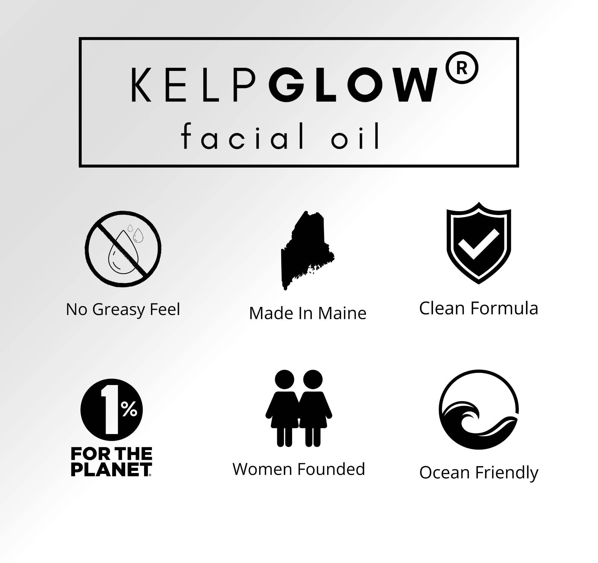 Cold Current Kelp - Wholesale Facial Oil - KelpGlow® Facial Oil (Signature Citrus) - 1 fl oz (30ml)2