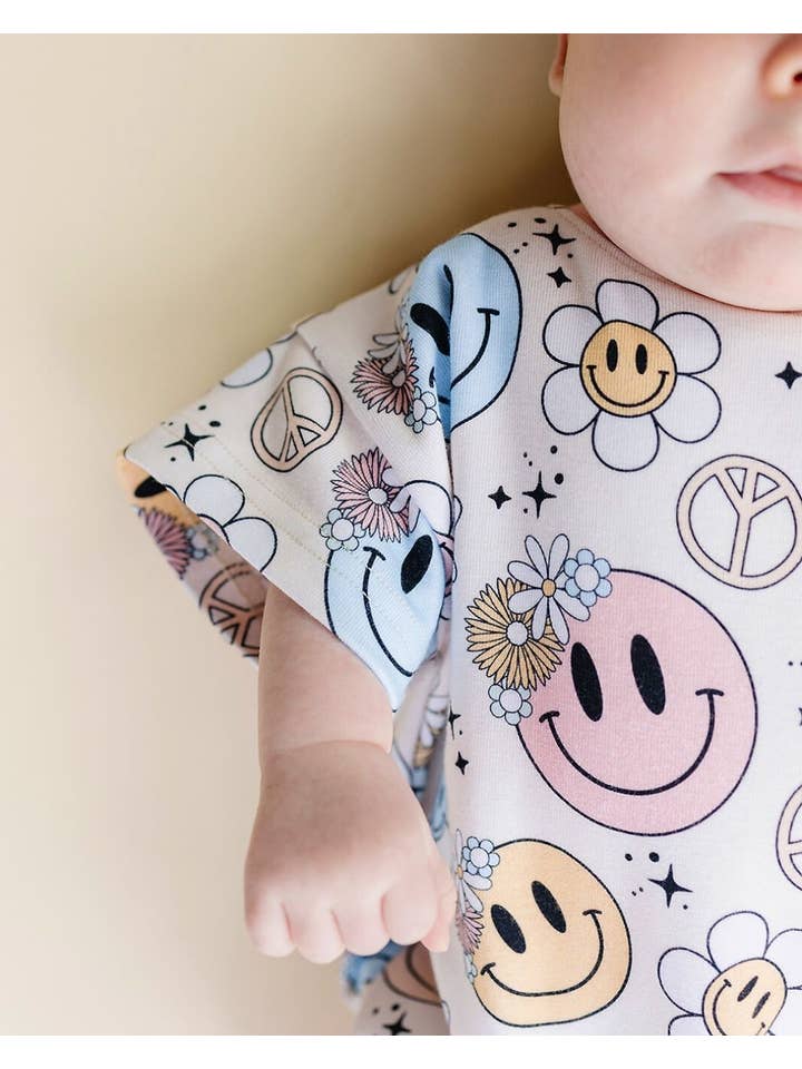 Lucky Panda Kids - Wholesale Jumpsuit - Baby - Short Sleeve Bubble Romper | Groovy Girl13