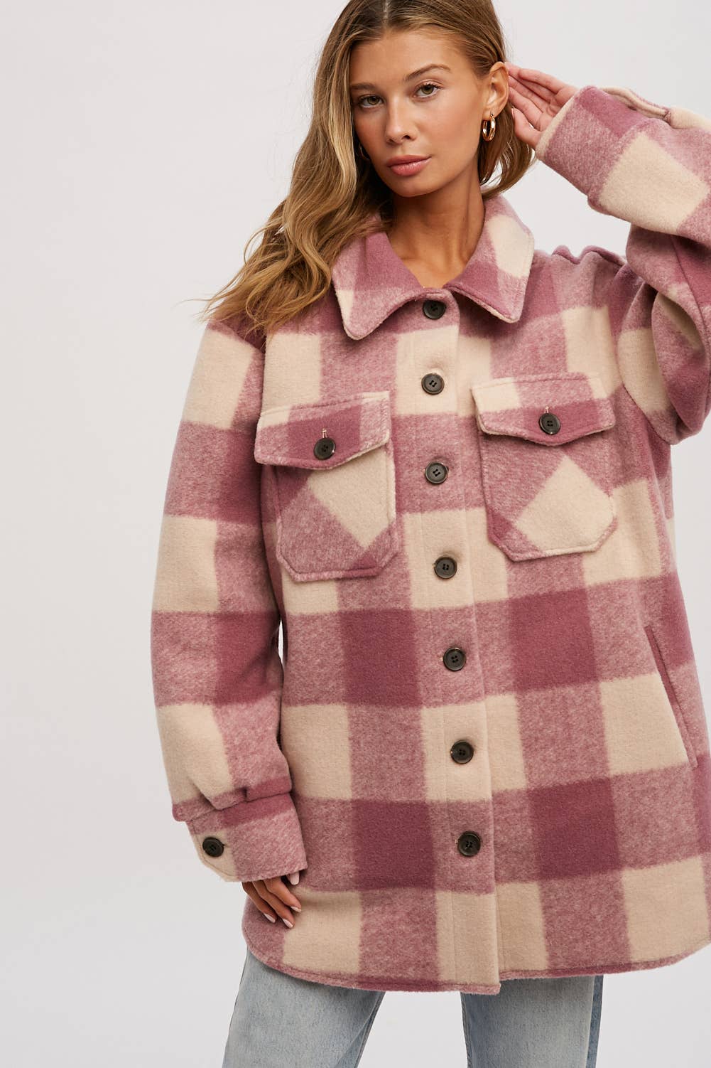 Bluivy – wholesale Rock - Dam – BORSTAD RUTIG ÖVERDIMENSIONERAD KAPPA27