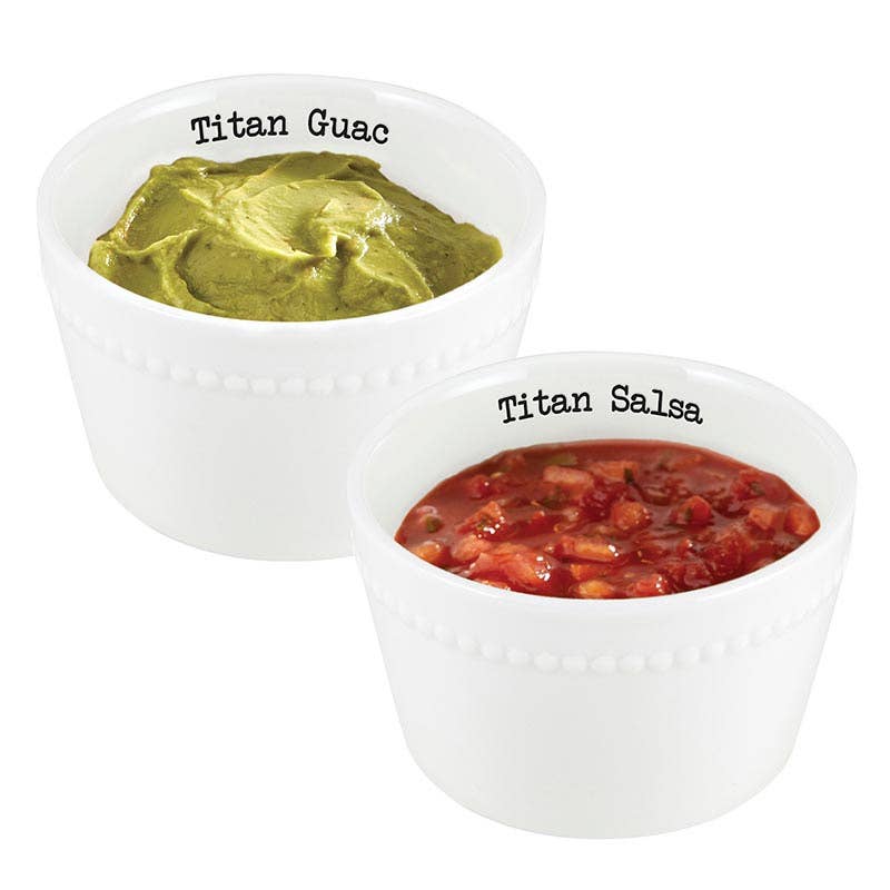 47th & Main (Creative Brands) - Wholesale Condiment/Dip Bowl - Salsa & Guac Set -Titan2