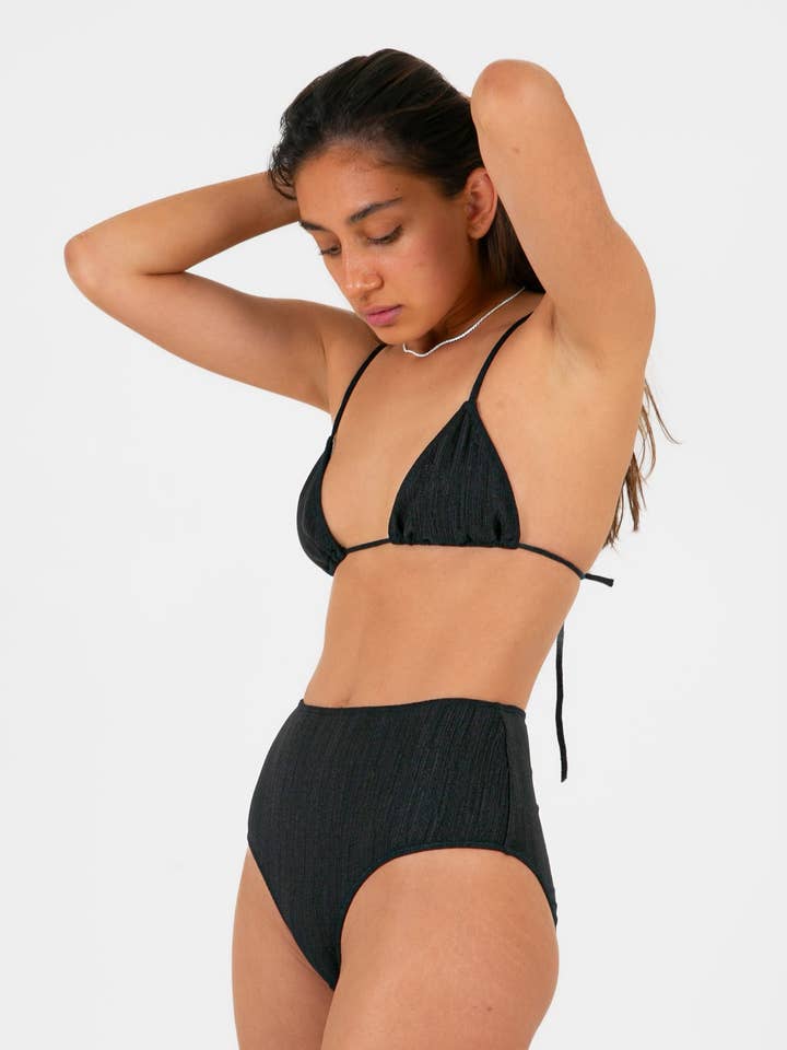 Noto - noir jacquard - haut pour la vente par Poolday