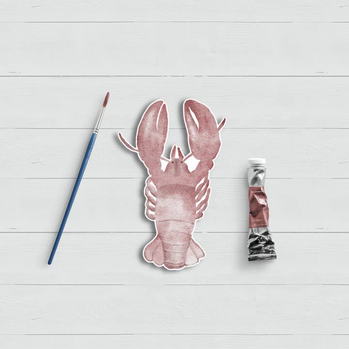 Autocollant Homard Aquarelle pour la vente par WonderfullyWrittenCo