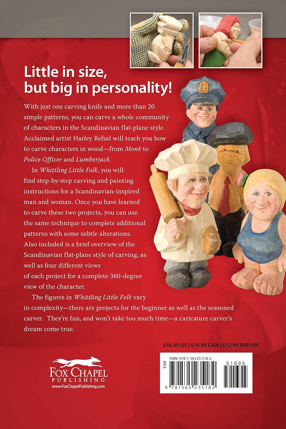 Fox Chapel Publishing - Vente Artisanat, loisirs et bricolage - Sculpter des Petits Personnages - 20 Personnages Délicieux à Tailler1