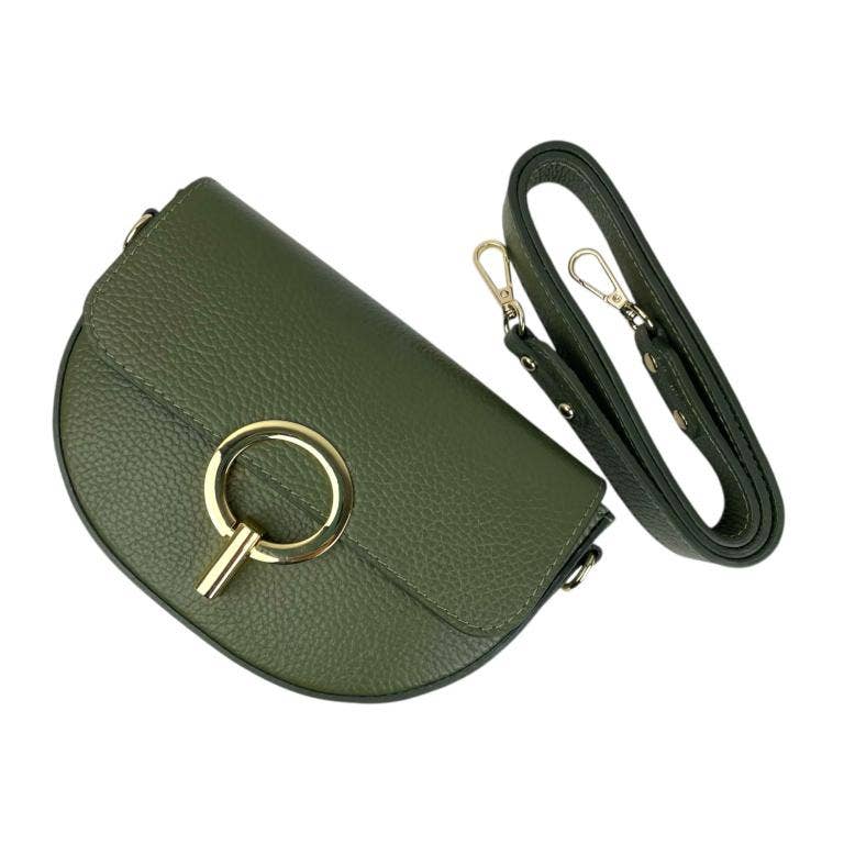 Chenson & Gorett - Wholesale Crossbody Bag - Women's - Women's Italian Leather Shoulder Bag with Twist Flap17