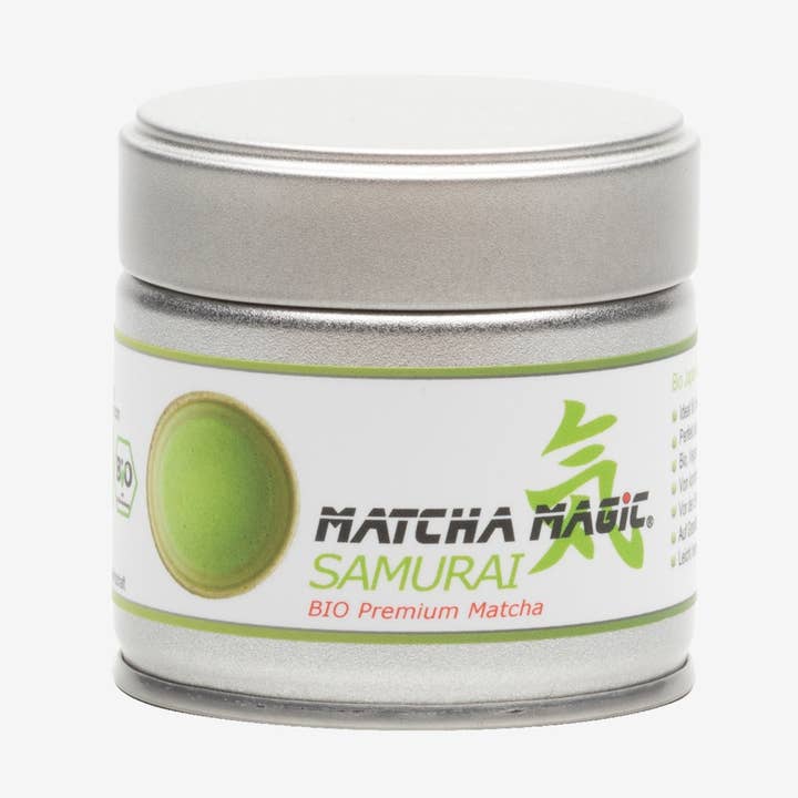 Ekologisk Matcha SAMURAI – ceremoniell kvalitet (30 g/80 g) för wholesale av Matcha Magic