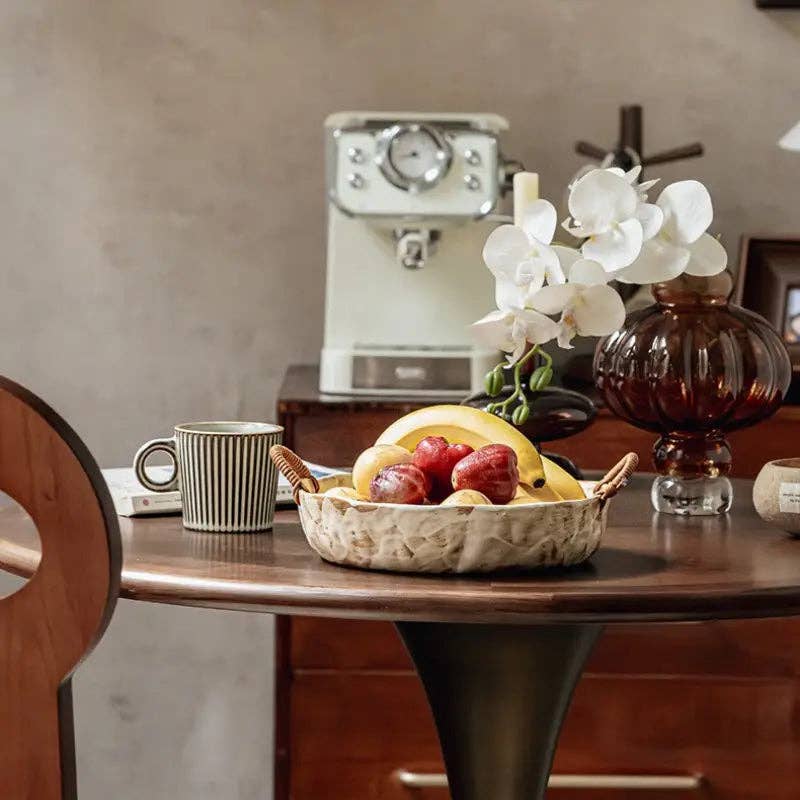 Huis Van Merken - Wholesale Bowl - Rustic Pottery Bowl - Hemp Handles, Fruit Salad Cereal Bowl4